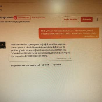 Yanlış Ürün Ve Çözümsüz İade Süreci Mağduriyeti