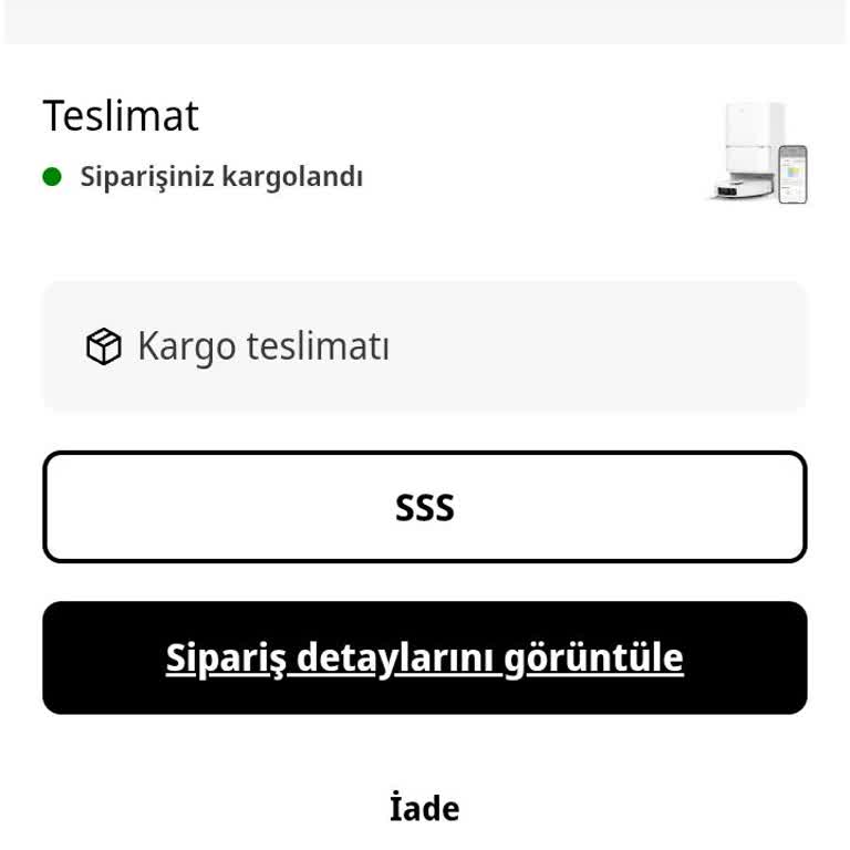 Robot Süpürge Teslimatında Gecikme Ve Bilgi Eksikliği Nedeniyle Mağduriyet