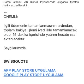 Swisstrade Adıyla Yapılan İşlemlerde Sürekli Para Talebi Ve Ödeme Yapılmaması