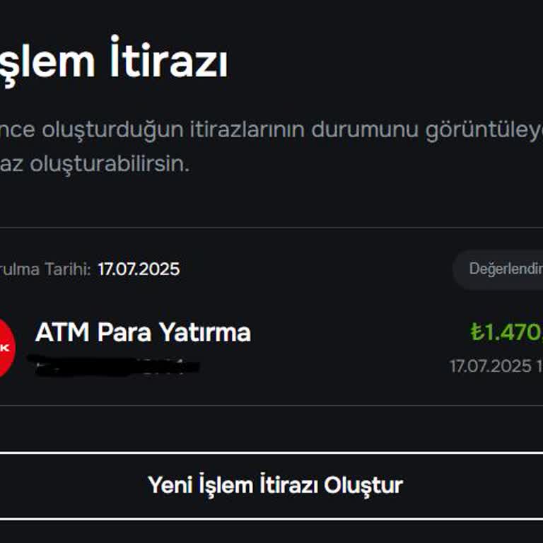 Akbank ATM'sinde Para Yatırma Sorunu Ve Geciken İade