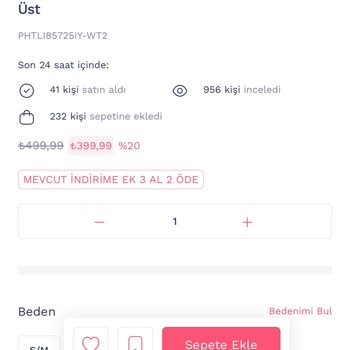 İndirimli Siparişimin Keyfi Olarak İptal Edilmesi Ve Fiyat Artışı