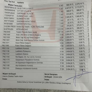 Honda City Bakımında Yüksek Ücretler Araç Sahiplerini Zorluyor