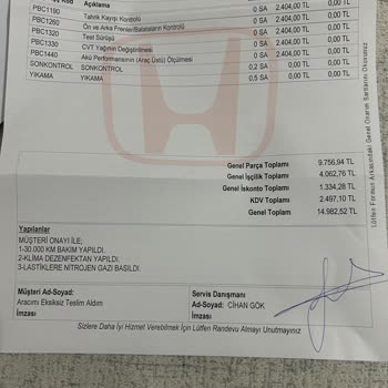 Honda City Bakımında Yüksek Ücretler Araç Sahiplerini Zorluyor