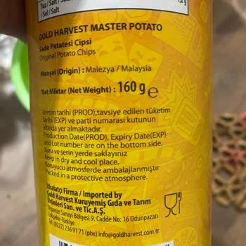 Cips Paketinin Yarısı Boş Ve Gramaj Eksikliği Yaşadım