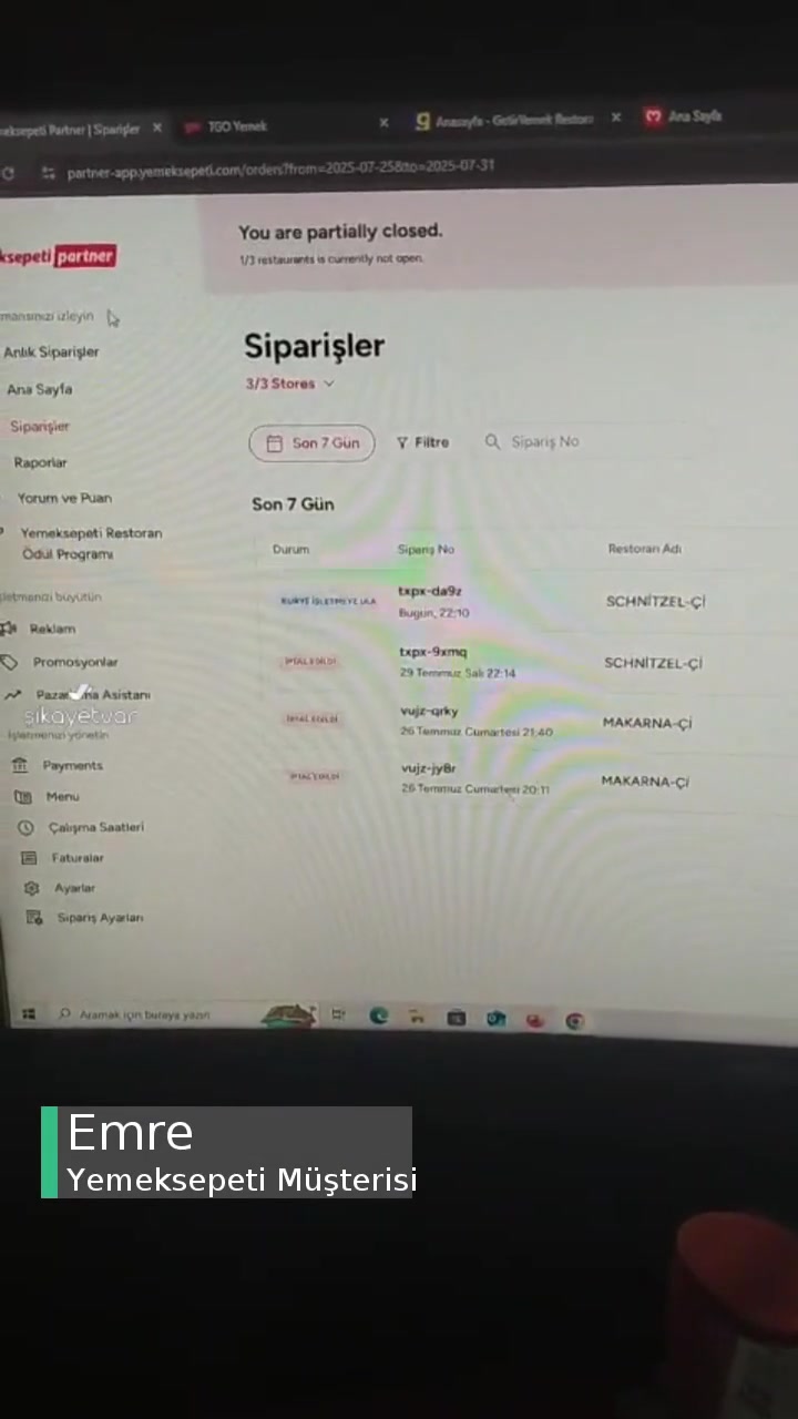 Yemeksepeti Partner Sıkıntısı, Goweb Kullanırken Bir Sıkıntı Yoktu videonun kapak resmi