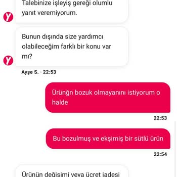 Bozuk Tatlıya Çözüm Sunmayan Yemeksepeti Ve İşletme Mağduriyeti