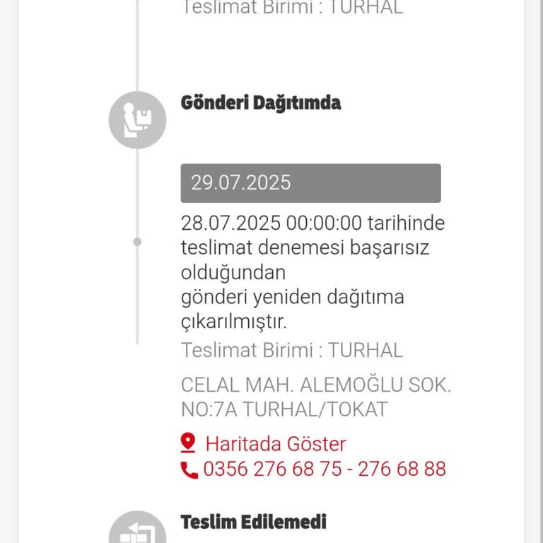 Kargom Teslim Edilmeden İade Ediliyor, Çözüm Sunulmuyor