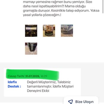 Sahte Kedi Maması Ve İade Sürecinde Mağduriyet Yaşadım