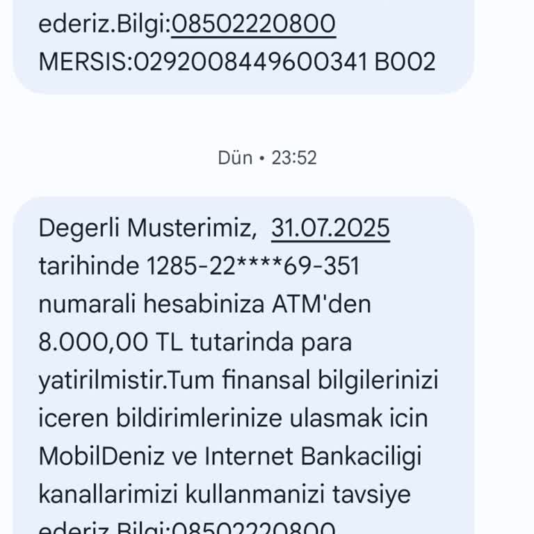 ATM'den Yatırılan Para Hesaba Geçmedi