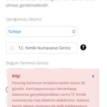 Passolig Kart Başvurusunda Sürekli Form Döngüsü Ve Çözüm Eksikliği