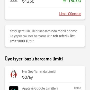 Düzenli Ödeme Yaptığım Halde Mobil Ödeme Limitim Keyfi Şekilde Düşürüldü