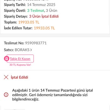 Para İadesi Sürecinde Banka Ve Trendyol Arasında Mağduriyet