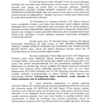 Vatan Bilgisayar'dan Alınan Televizyonun Panel Arızasında Garanti Kapsamı Yetersiz Kaldı, Mağdur Edildik