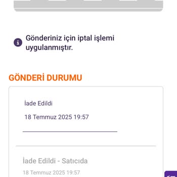 Ürün Teslim Edilmeden İptal Edildi, Ücret İadesi Yapılmadı