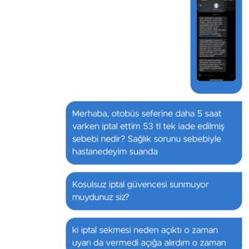 Obilet'te Bilet İptalinde Yetersiz Bilgilendirme Ve Haksız Kesinti Mağduriyeti