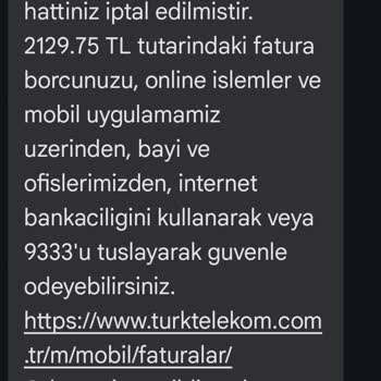 PTTcell Faturası Beklenmedik Şekilde Arttı, Çözüm Bekliyorum