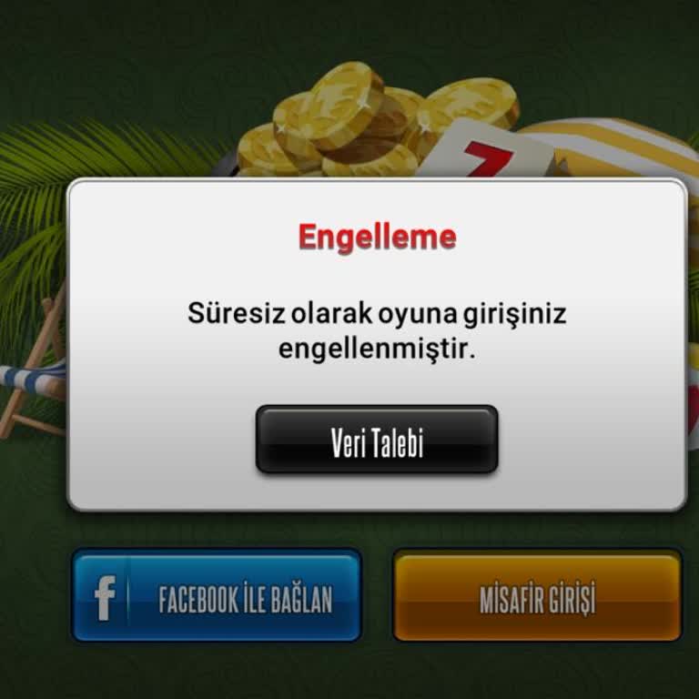 Haksız Olarak Okey Oyununda Süresiz Engellendim