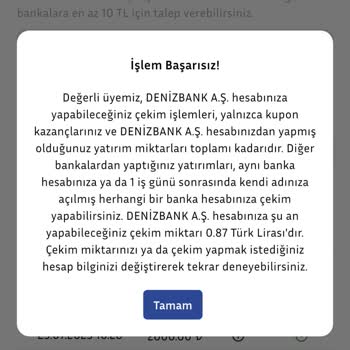 Oley Hesabımdaki Para Transferi Sorunu Ve Müşteri Hizmetleri Desteği Eksikliği
