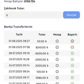 Oley Hesabımdaki Para Transferi Sorunu Ve Müşteri Hizmetleri Desteği Eksikliği