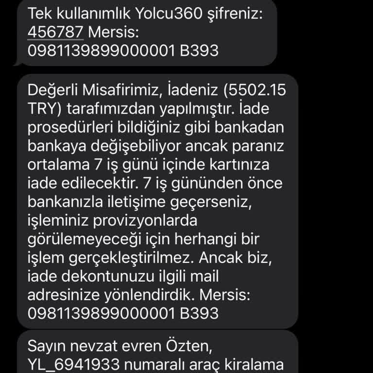 Araç Kiralama İptalinde Ücret İadesi Gecikiyor