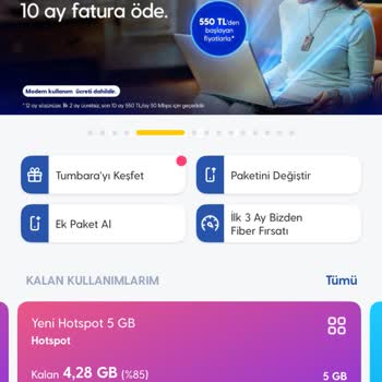 Turkcell Hotspot Kullanımı Şikayeti