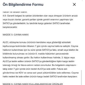 Kampanyalı Ürünlerde İade Hakkım Haksız Yere Reddedildi