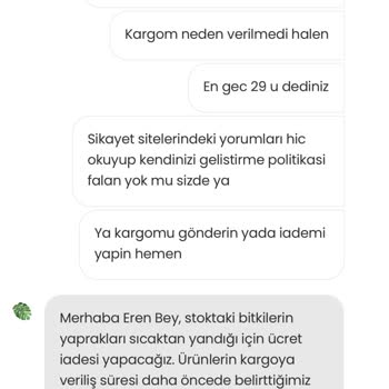 Siparişim Gönderilmedi, Müşteriyle İlgilenilmiyor