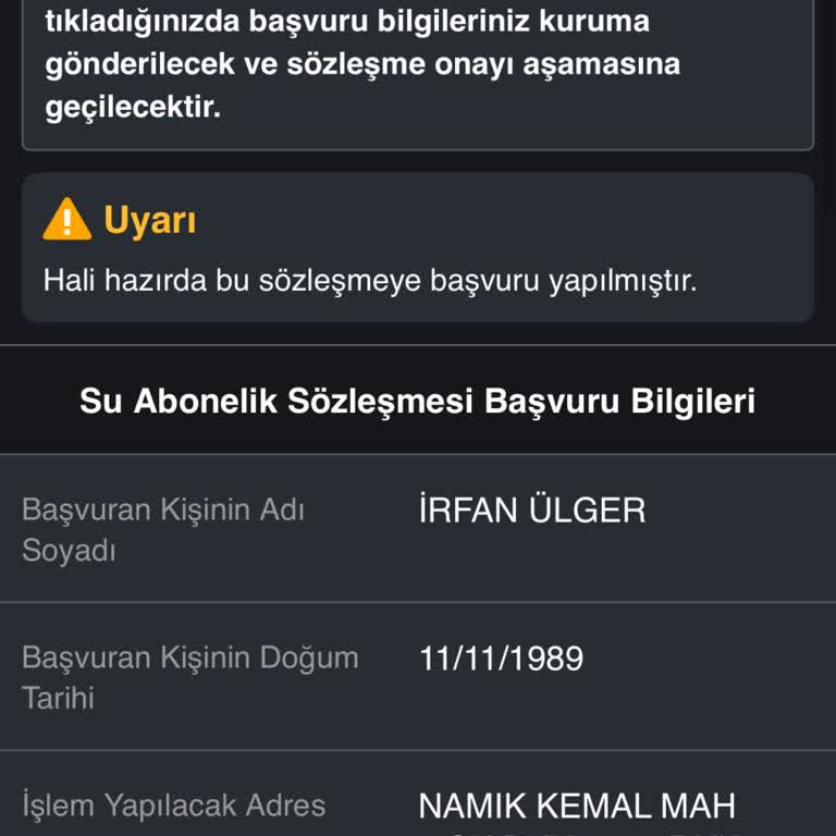 Su Aboneliği Devri Hatası Mağduriyeti