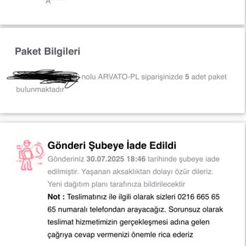 Bahçe Mobilyası Siparişim Teslim Edilmiyor, Muhatap Bulamıyorum!