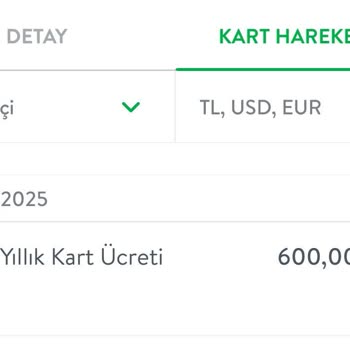Haksız Yıllık Kart Ücretinin İptali Ve İadesini Talep Ediyorum