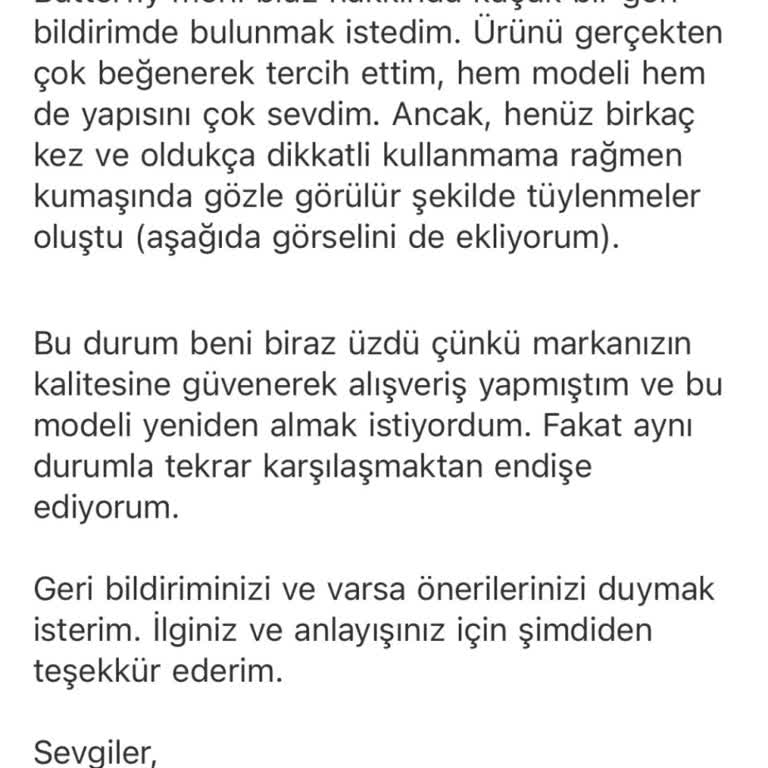Aldığım Bluz Hızla Tüyleniyor, Marka İlgisiz Ve Geri Dönüş Yapmıyor