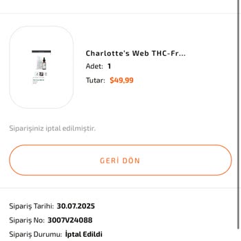 İptal Edilen Siparişimin Ücret İadesi Hakkında Bilgi Alamıyorum
