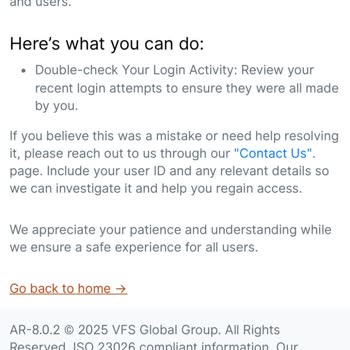 VFS Global Ödeme Hatası Nedeniyle Vize Başvurumu Tamamlayamıyorum