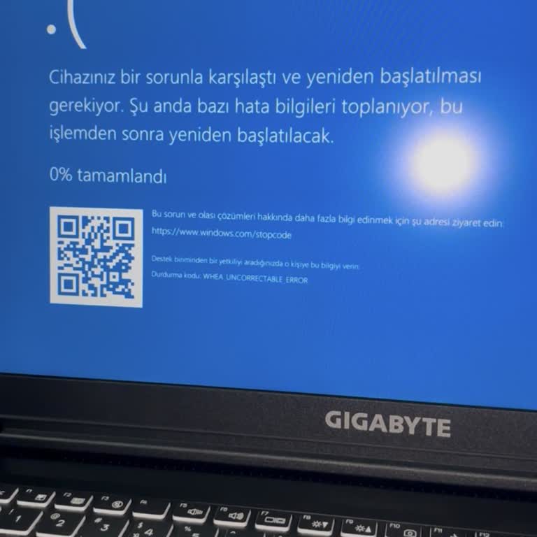 ServisPoint Garanti Sonrası Laptopum Yine Mavi Ekran Veriyor, Sorun Çözülmedi