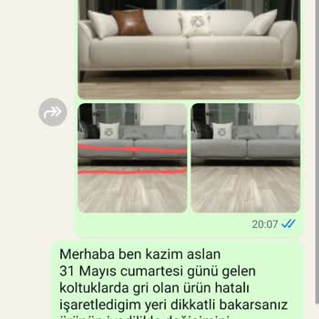 Enza Home'dan Aldığım Koltuklarda Sorun Ve Çözüm Eksikliği