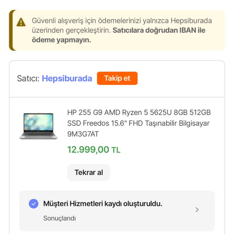 HP Laptopumun Garanti Kapsamı Dışında Bırakılması Mağduriyet Yarattı