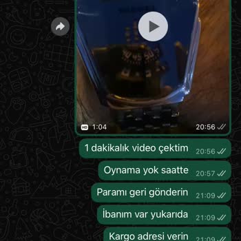 Aldığım Saat Çalışmıyor Gözlüğüm İse Hiç Gelmedi