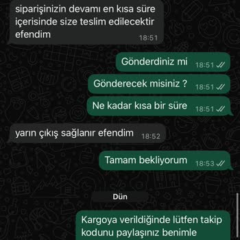 Aldığım Saat Çalışmıyor Gözlüğüm İse Hiç Gelmedi