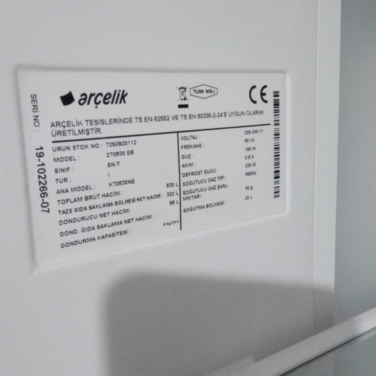 6 Yılda Arızalanan Buzdolabına Arçelik'ten Çözüm Yok!