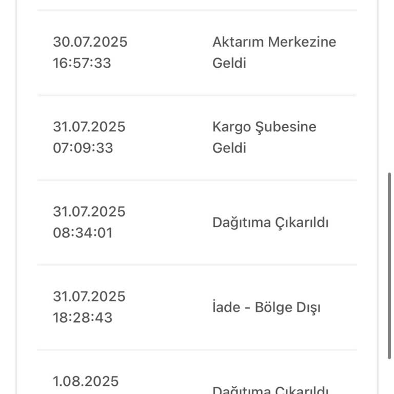 A101 Online Alışverişte Kargo Sorunu Ve İade Mağduriyeti