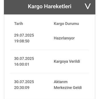 Bir Günde Kargo İle Sipariş Edilen Ana Kucağı Teslim Edilmiyor, Bilgilendirme Yok