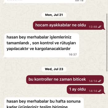 Ayakkabılarımın Temizliği İki Aya Yaklaştı Hala Teslim Edilmedi