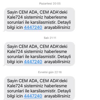 Kullanılamayan Hizmete Rağmen Ücret Talebi Ve Sürekli Hata Mesajları