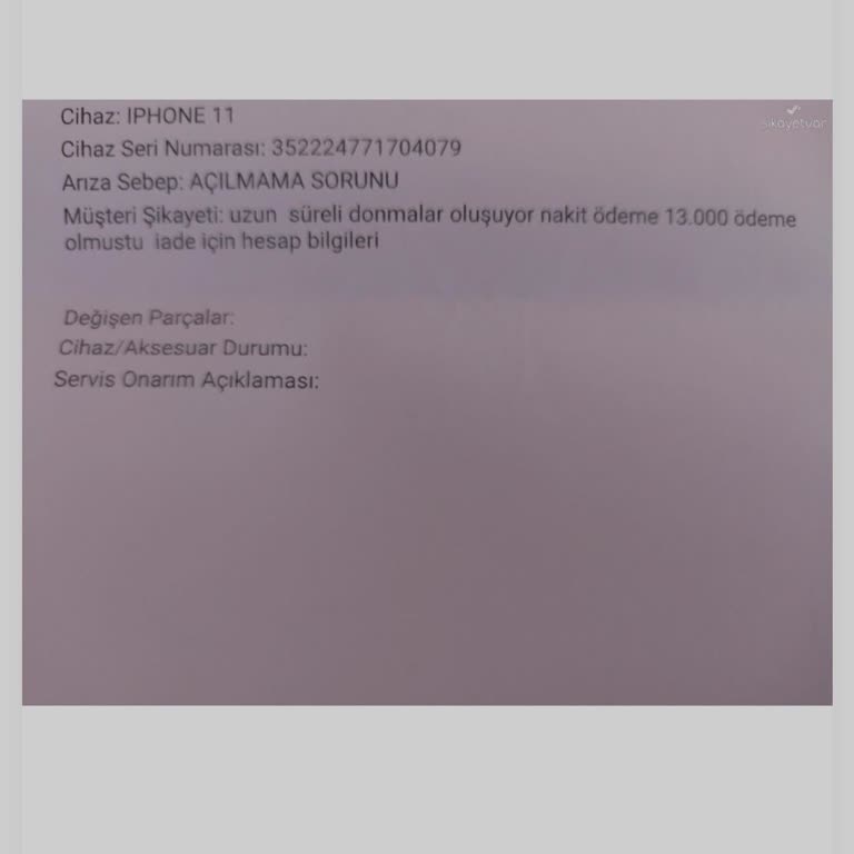 Nakit İade 40 Gündür Yapılmadı, Sürekli Oyalama İle Karşılaşıyorum