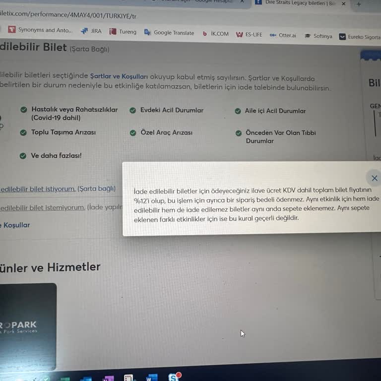İade Edilebilir Bilet Yanıltıcı Bilgilendirme Nedeniyle İade Edilemiyor