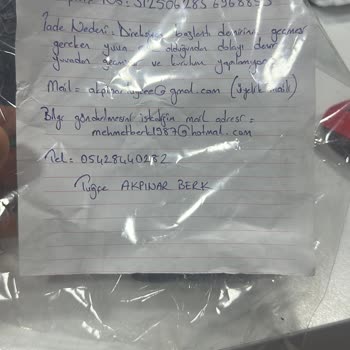 Kullanılmış Ve İade Bisikletin Yeni Ürün Olarak Gönderilmesi Hakkında Şikayet