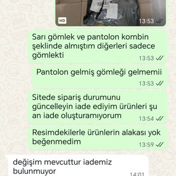Sipariş Sürecinde Yaşanan Gecikme Ve Eksik Ürün Problemi