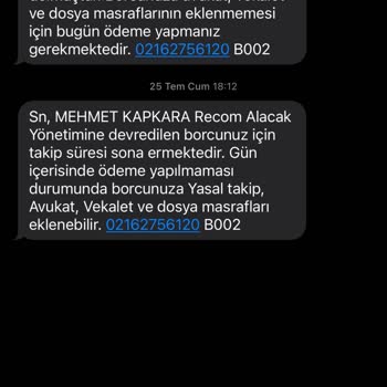 Başkasına Ait Mesajların Hattıma Gelmesi Ve Çözüm Sağlanmaması