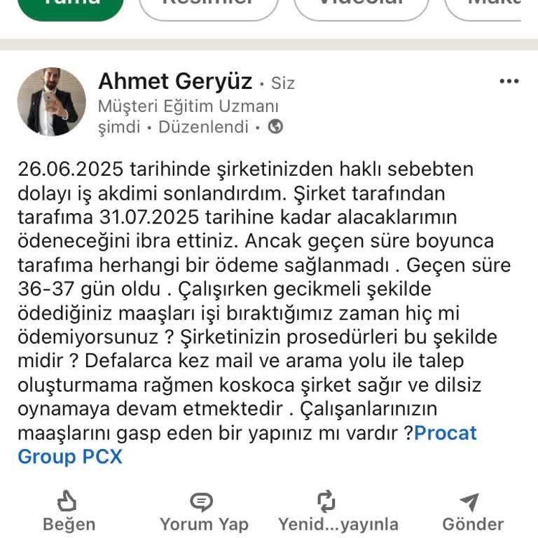 Maaş Ödemelerinin Gecikmesi Ve İletişim Eksikliği