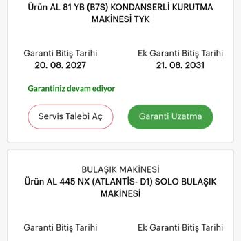 Ek Garanti Kaydı Yapılmayan Bulaşık Makinesi Mağduriyeti